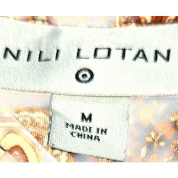 Nili Lotan Medium Women's Sleeveless Brown Maxi BOHO Sun Dress Miss Size 8 10 M - Picture 4 of 7